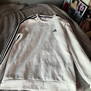 Adidas White Crewneck Size Women’s Medium